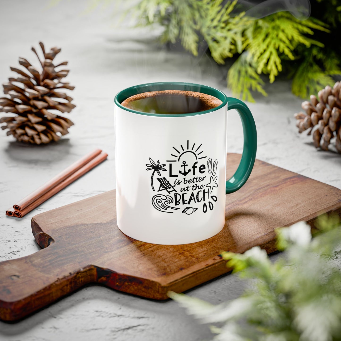 Life Is Better at the Beach Coffee Mug