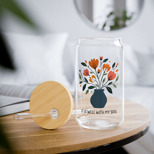 It Is Well With My Soul Sipper Glass