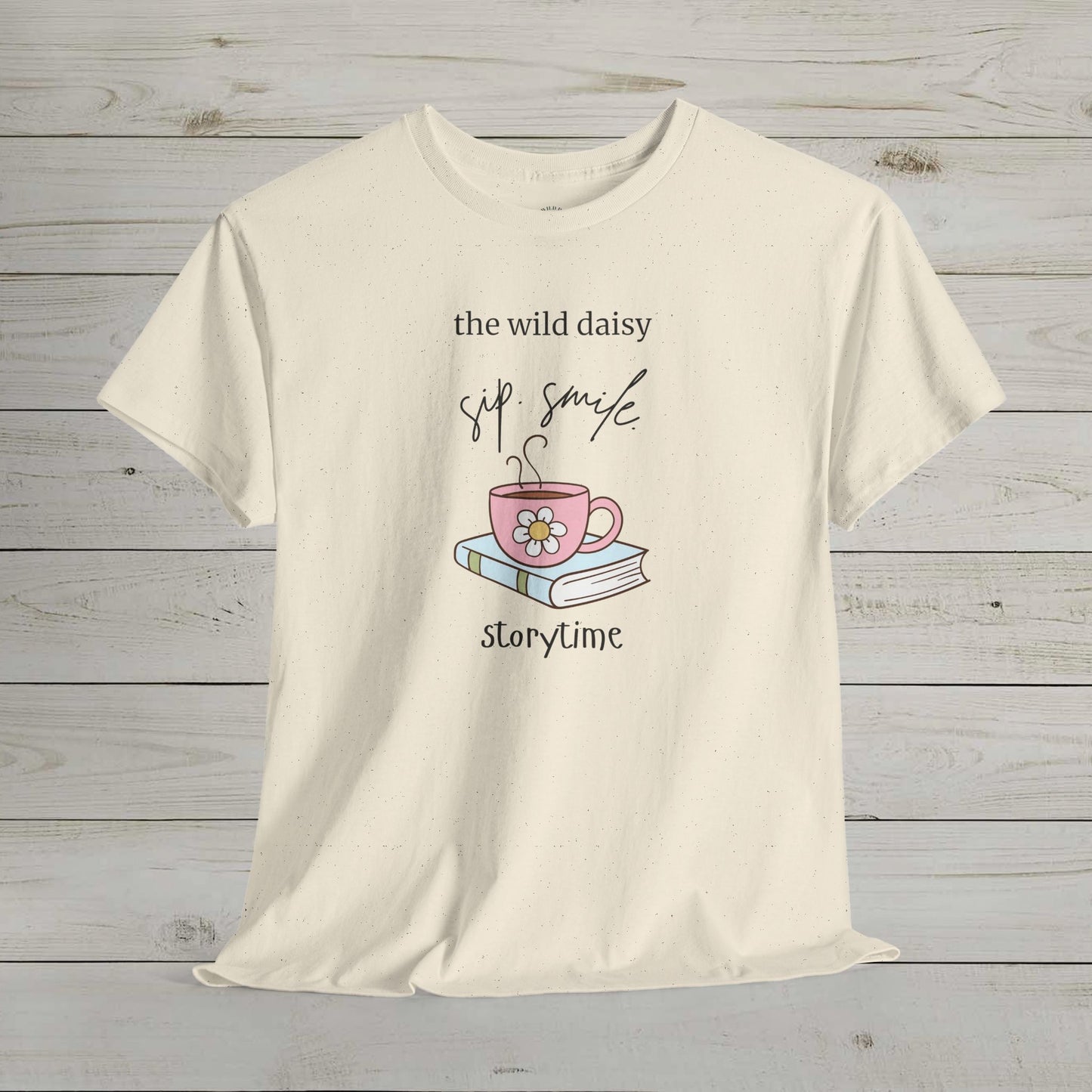 Sip Smile Storytime Heavy Cotton Tee