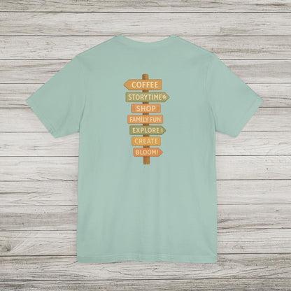 The Wild Daisy Sign Post Women's Bella Canvas Short Sleeve Tee