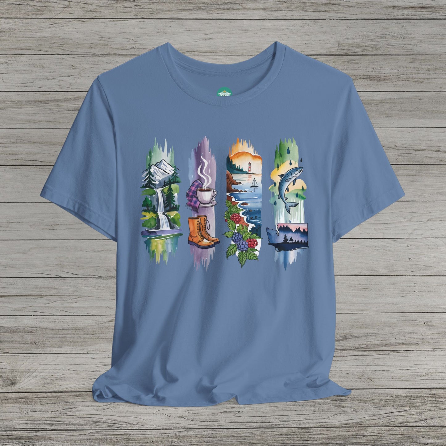 Explore Washington Bella Canvas Short Sleeve Tee