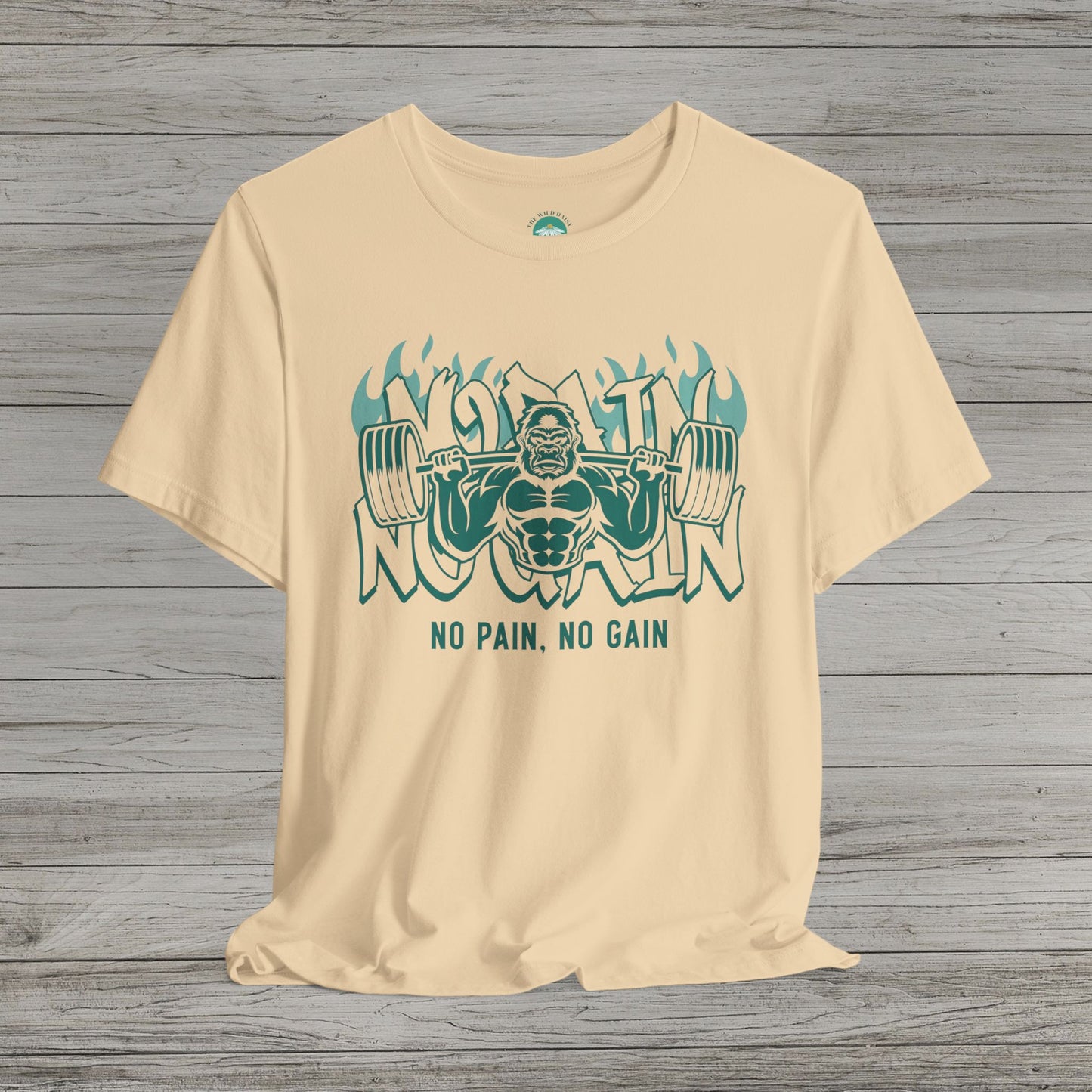 No Pain No Gain Jersey Short Sleeve Tee