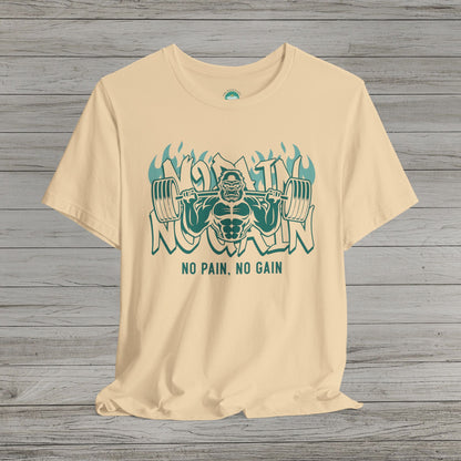 No Pain No Gain Jersey Short Sleeve Tee