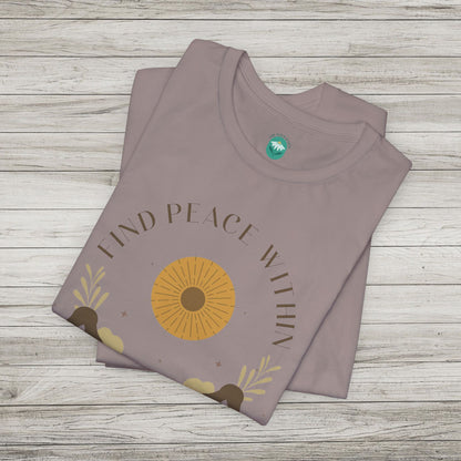 Find Peace Within Jersey Short Sleeve Tee