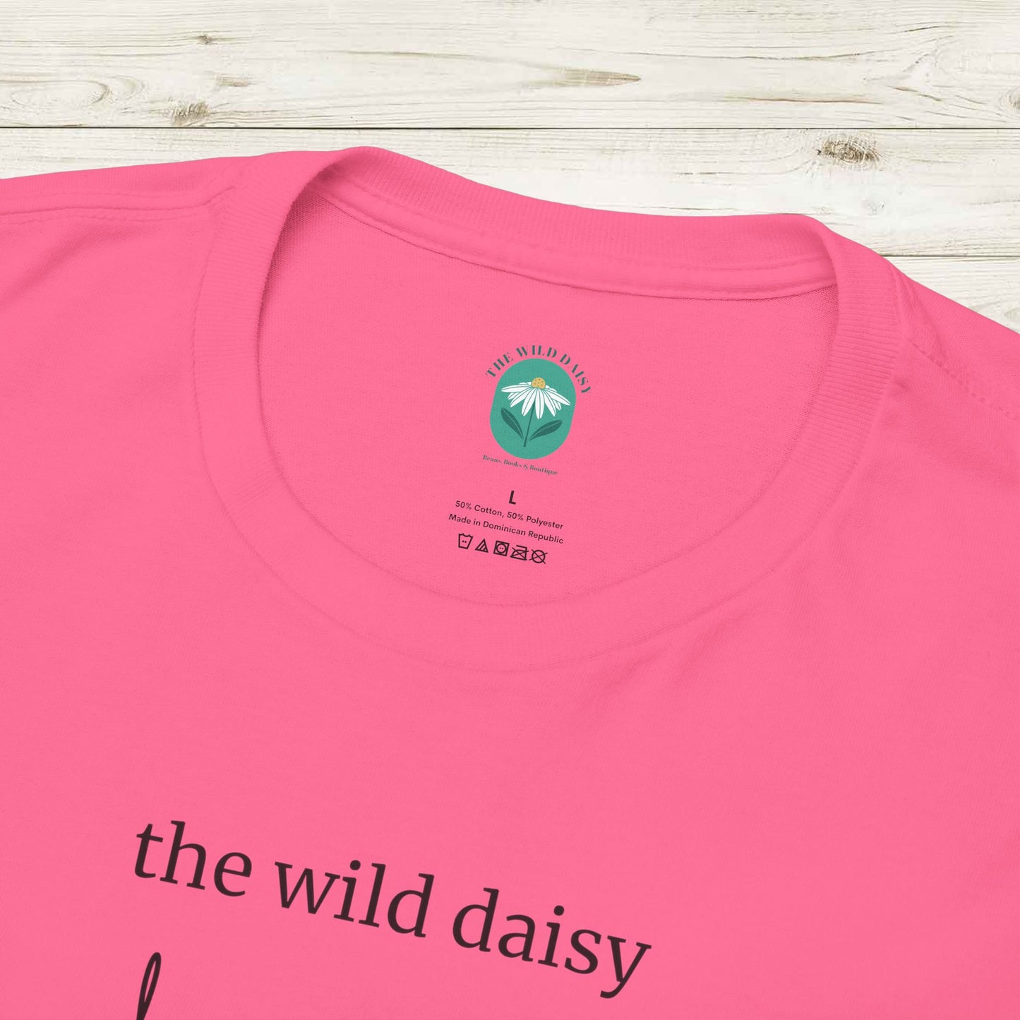 Keep Calm and Daisy On Heavy Cotton Tee