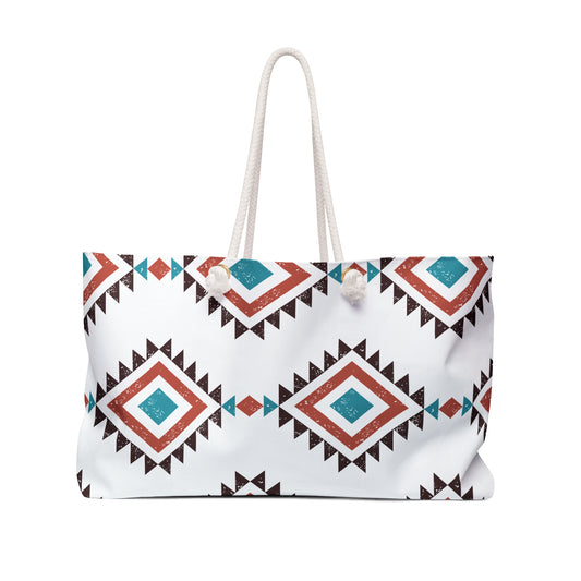 Western Aztec Weekender Bag