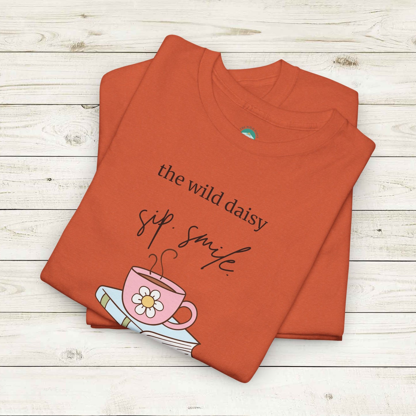 Sip Smile Storytime Heavy Cotton Tee