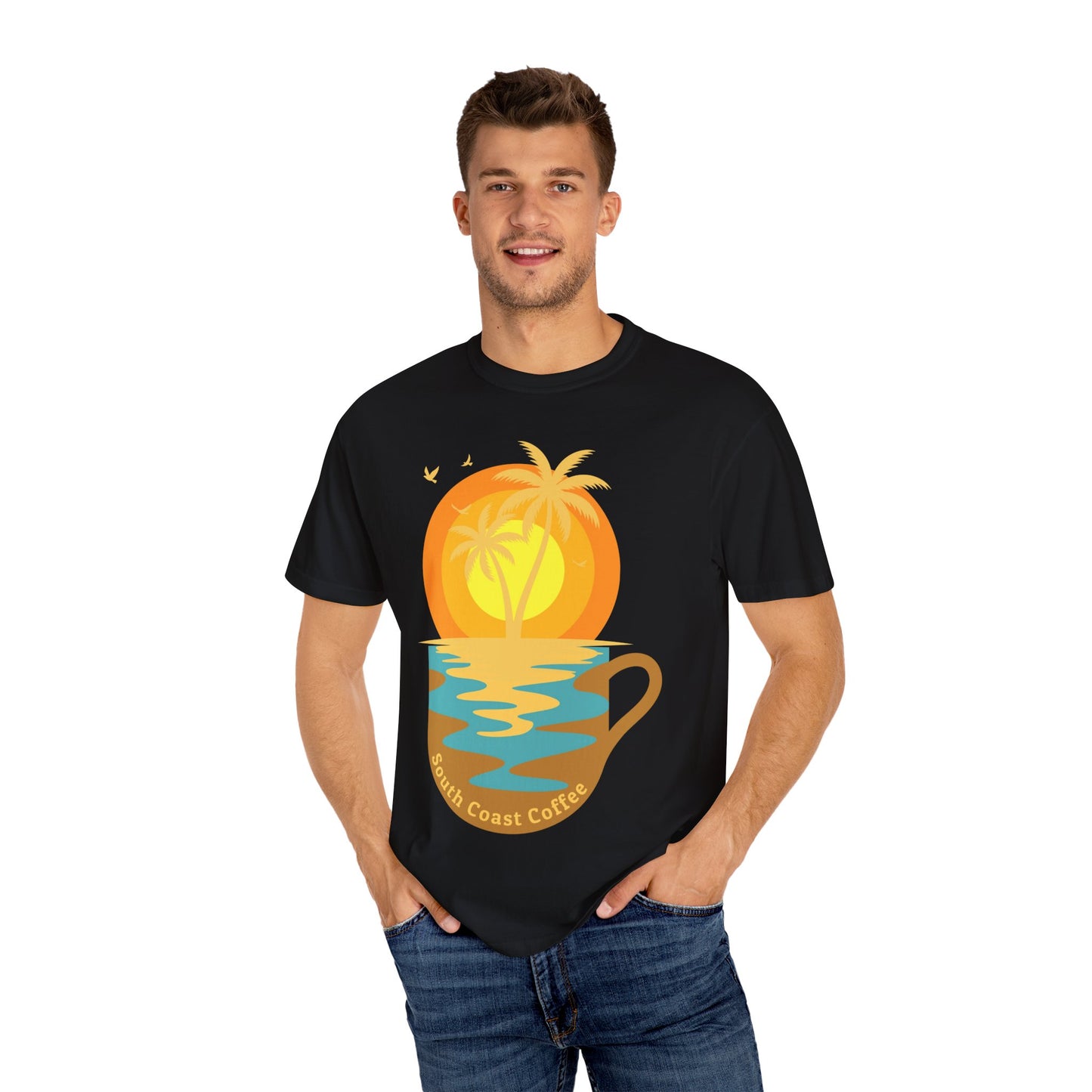 South Coast Coffee Comfort Colors Tee