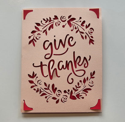 Give Thanks Greeting Card
