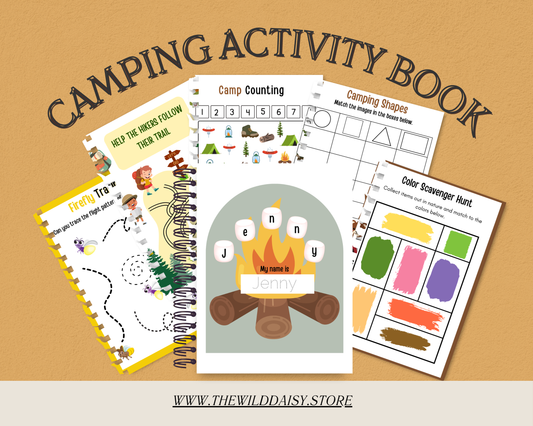 Camping Activity Book + Bonus Children's Book