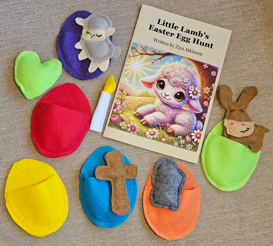Book & Easter Egg Pocket Pal Set