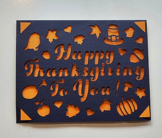 Happy Thanksgiving To You Greeting Card